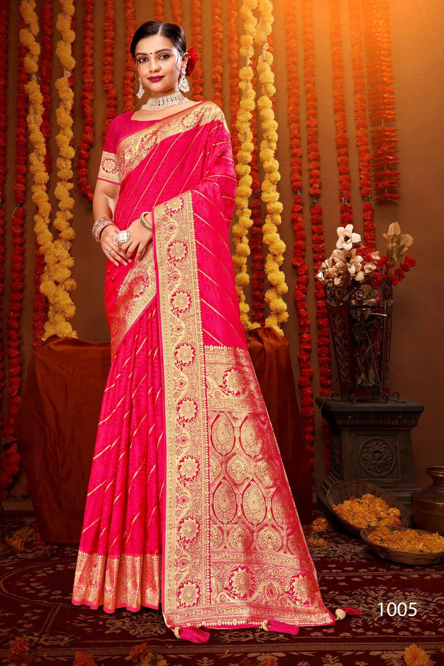 Milan Satin Silk Vol 1 By Saroj Satin Silk Sarees Wholesale Price In Surat